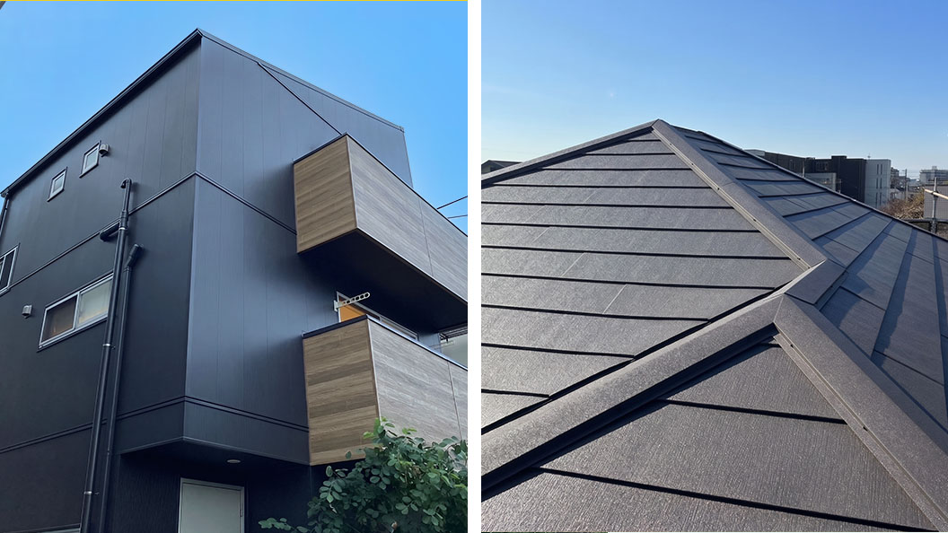 自慢の金属屋根&金属外壁
