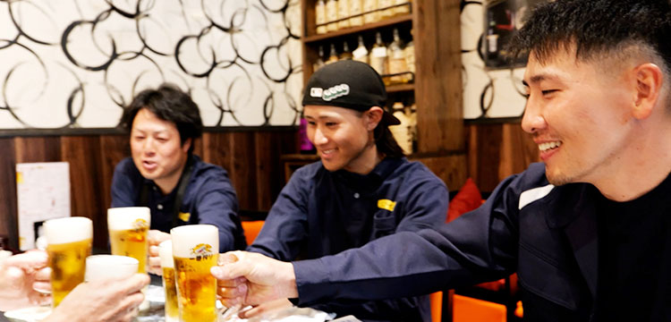 業務終了！仲間とリフレッシュ