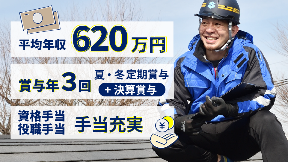 平均年収620万円